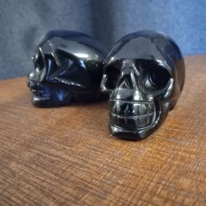COPY - ONE Black Obsidian Miniature Skull